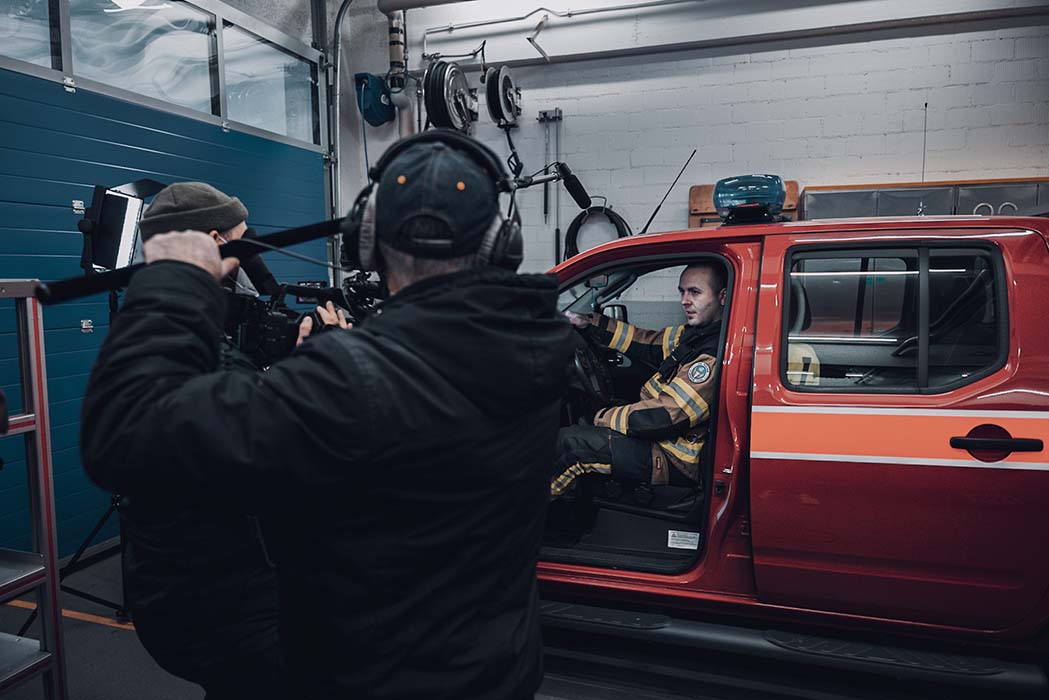 Videodreh bei der Feuerwehr Uzwil für die Online Generalversammlung